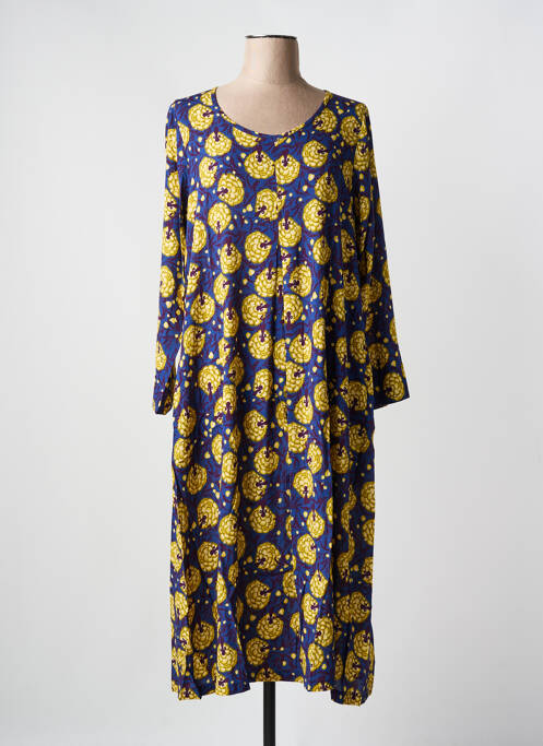 Robe longue bleu G!OZE pour femme