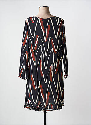 Robe mi-longue noir G!OZE femme