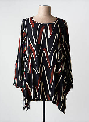 Tunique manches longues noir G!OZE pour femme