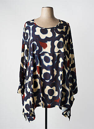 Tunique manches longues bleu G!OZE pour femme