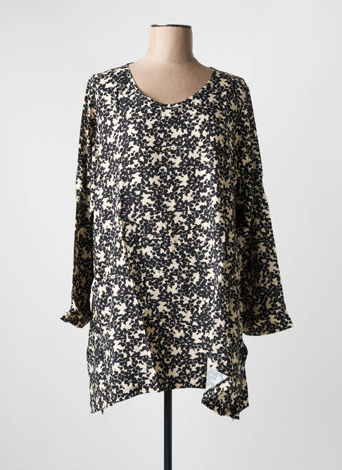 Tunique manches longues noir G!OZE pour femme