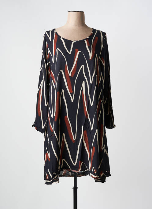 Robe mi-longue noir G!OZE pour femme