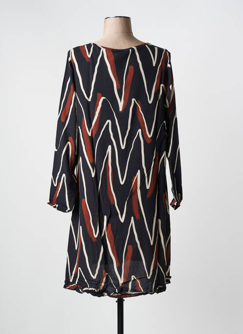 Robe mi-longue noir G!OZE femme