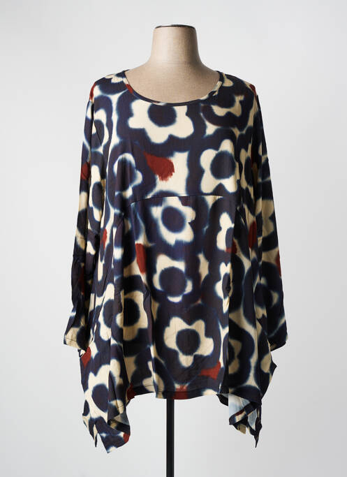 Tunique manches longues bleu G!OZE pour femme