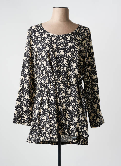 Tunique manches longues noir G!OZE pour femme