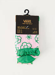 Chaussettes vert VANS pour femme seconde vue