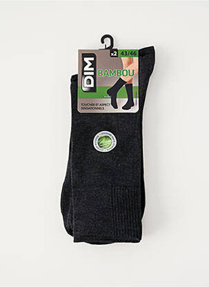 Chaussettes gris DIM pour unisexe