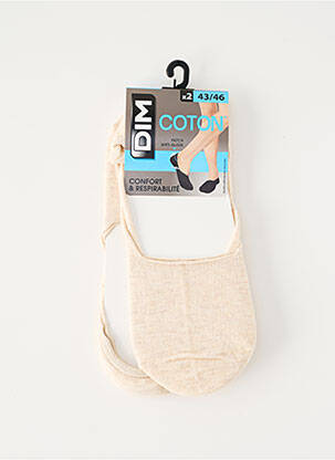 Chaussettes beige DIM pour homme