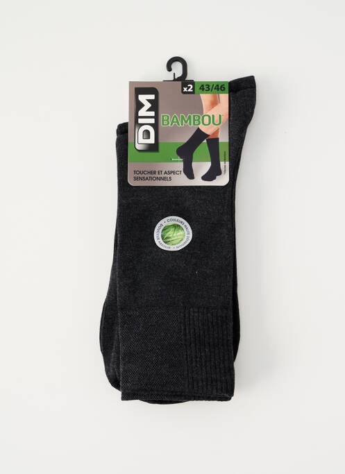 Chaussettes gris DIM pour unisexe