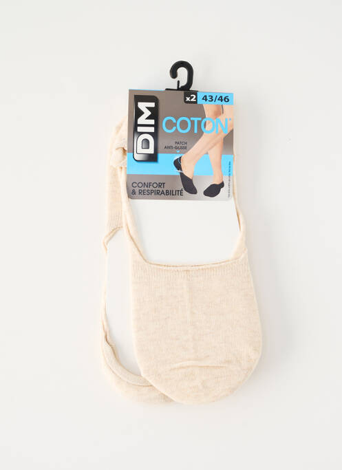 Chaussettes beige DIM homme