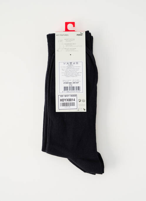 Chaussettes noir PUMA homme