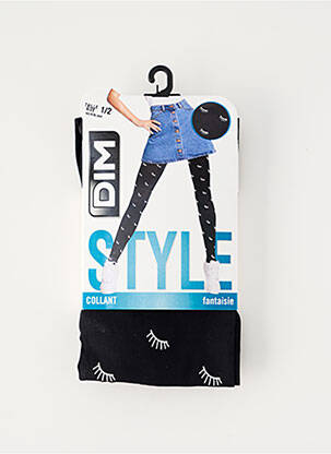 Collants noir DIM pour femme