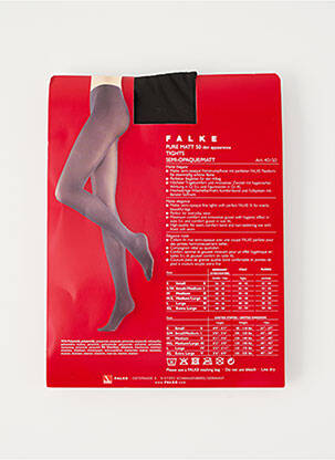 Collants gris FALKE femme