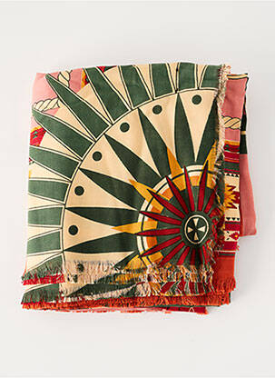 Foulard rose WILD pour femme