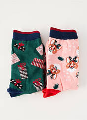 Chaussettes rose SARENZA pour femme seconde vue