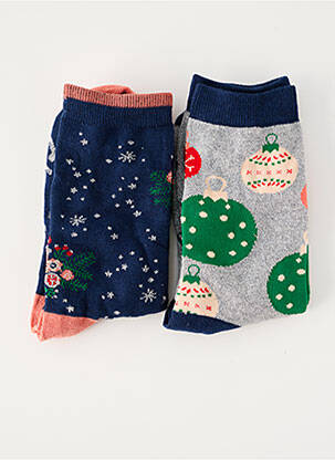 Chaussettes bleu SARENZA femme