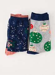 Chaussettes bleu SARENZA pour femme seconde vue