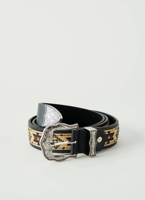 Ceinture noir WILD pour femme