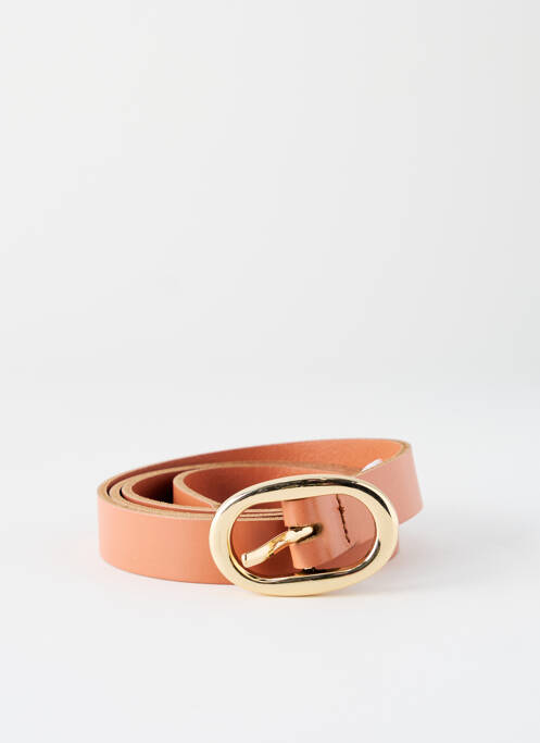 Ceinture marron PIECES pour femme