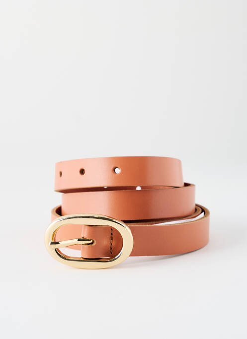 Ceinture marron PIECES femme