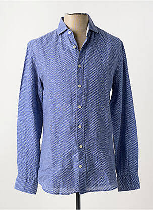 Chemise manches longues bleu HACKETT pour homme