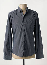Chemise manches longues bleu marine NUMEROLOGIE homme