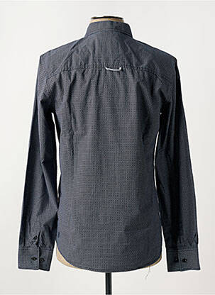 Chemise manches longues bleu marine NUMEROLOGIE homme