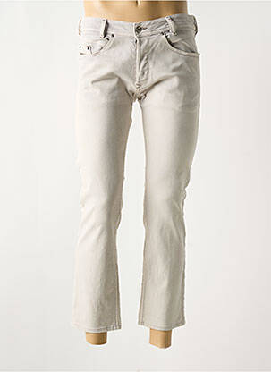 Jeans coupe droite beige DIESEL pour homme