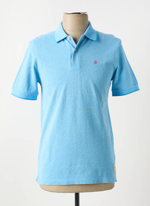 Polo bleu ciel SCOTCH & SODA pour homme