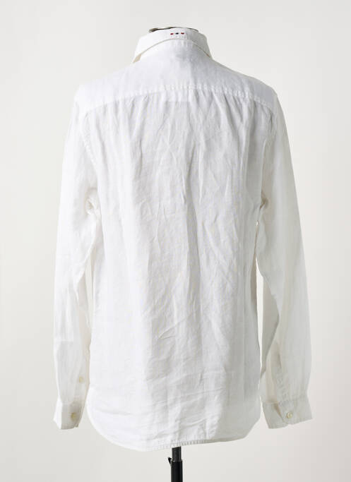 Chemise manches longues blanc NAPAPIJRI pour homme