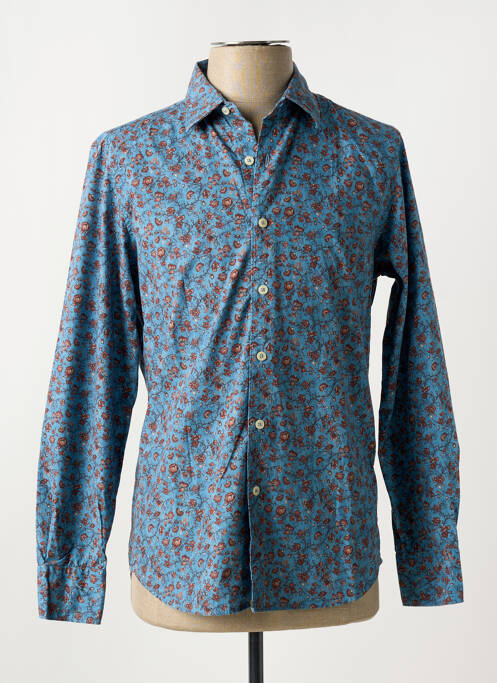 Chemise manches longues bleu REPLAY homme