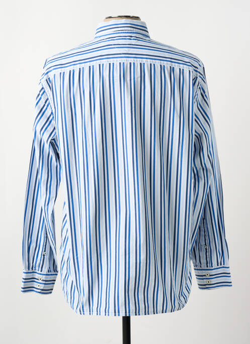 Chemise manches longues bleu multicolore TOMMY HILFIGER pour homme