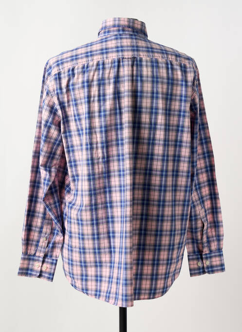 Chemise manches longues rose EDEN PARK homme