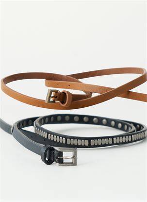 Ceinture noir MANGO femme