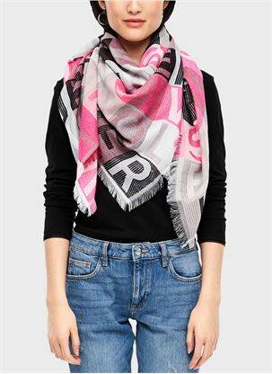 Foulard rose S.OLIVER femme
