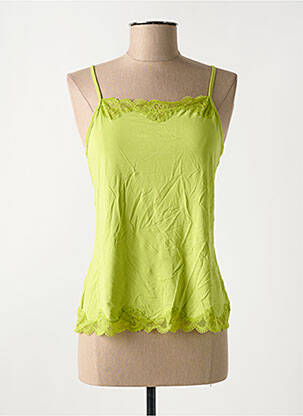 Top/caraco stretch vert ANTIGEL femme