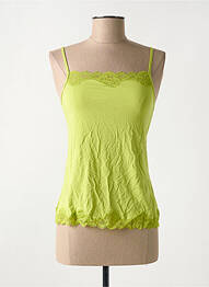 Top/caraco stretch vert ANTIGEL femme