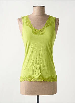 Top/caraco tissage jersey vert ANTIGEL femme