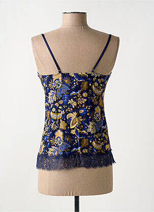 Pyjama col v bleu ANTIGEL femme