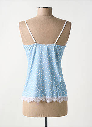 Top/caraco légère et transparente bleu ANTIGEL femme