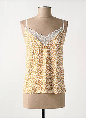 Top/caraco stretch jaune ANTIGEL femme