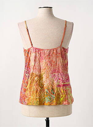Top/caraco stretch orange ANTIGEL femme