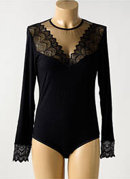 Body lingerie stretch noir ANTIGEL femme