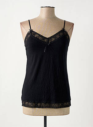Top/caraco stretch noir ANTIGEL femme