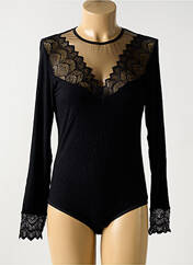 Body lingerie noir ANTIGEL pour femme seconde vue