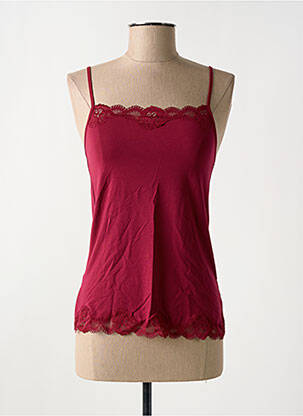 Top/Caraco rouge fonce ANTIGEL pour femme