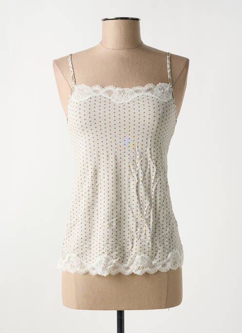 Top/Caraco blanc ANTIGEL pour femme