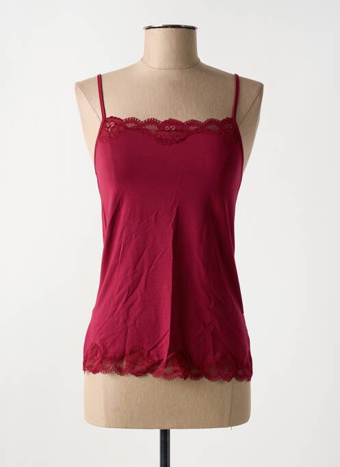 Top/Caraco rouge fonce ANTIGEL pour femme