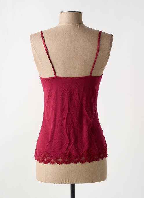 Top/Caraco rouge fonce ANTIGEL pour femme