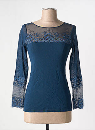 Top/Caraco bleu JANIRA pour femme